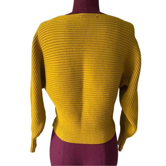 Anthropologie Citron Ribbed Pullover Sweater size XXS - Picture 5 of 11